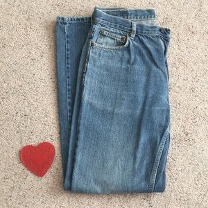 OPEN TRAILS Blue Denim Jeans 34 x 34 tag